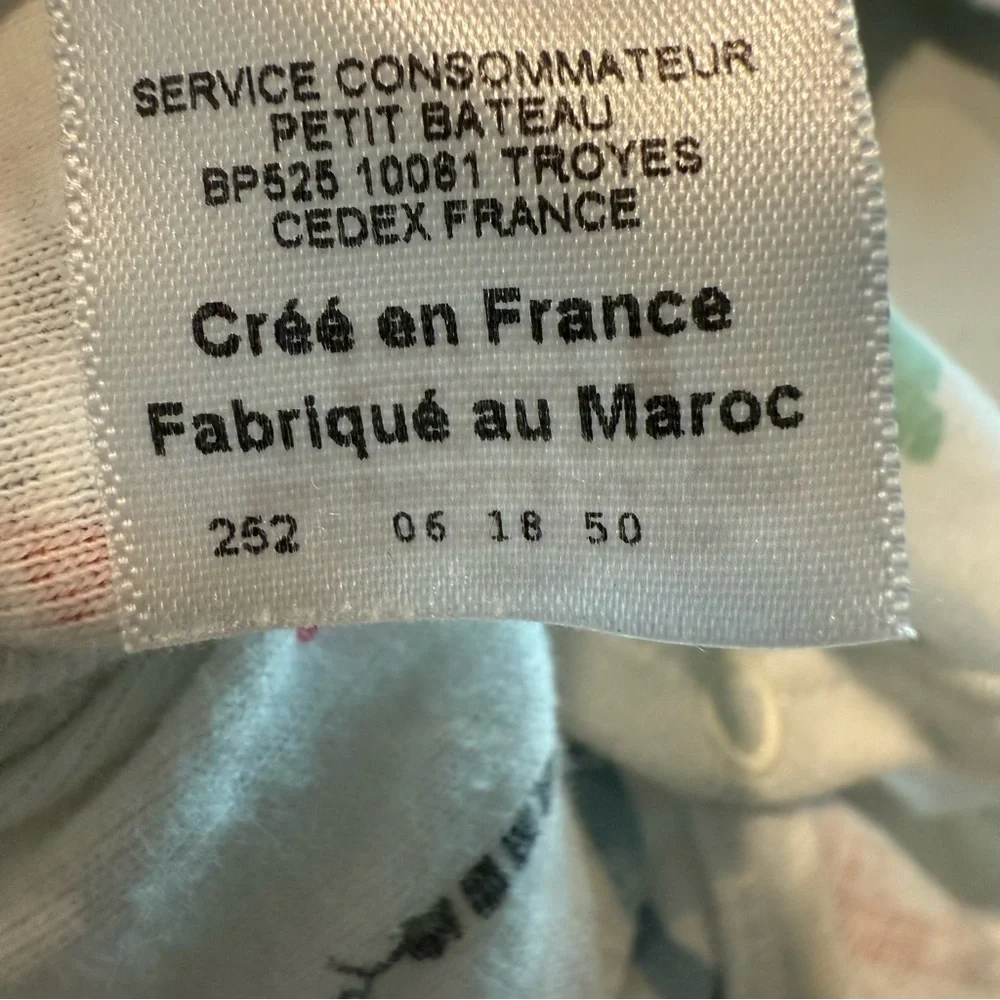 5 for $25!! French Petit Bateau Baby Boy 12 months or 74cm - Picture 8 of 10